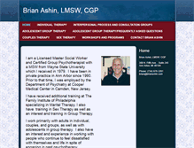 Tablet Screenshot of brianashin.com